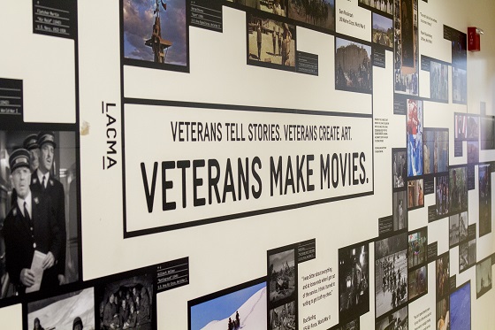 Veterans Makes Movies Wall
