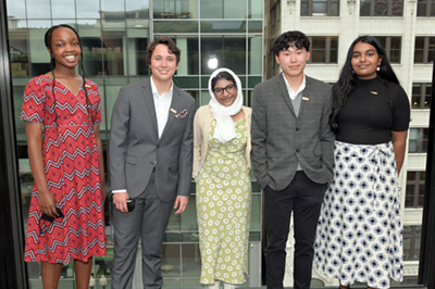 Group photo of 2021 National Student Poets Winners