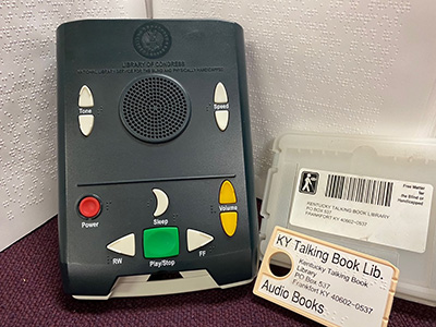 Talking Book Library audio book player