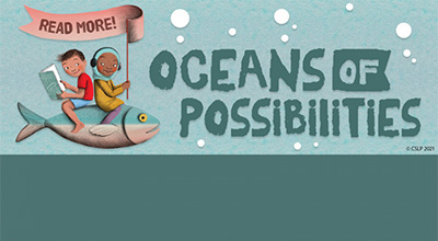 Wyoming Oceans of Possibilities Summer Reading Project logo