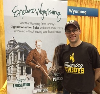 Jamie Markus, Wyoming State Librarian at the National Book Festival