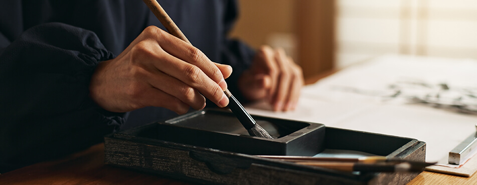 Traditional Asian calligraphy