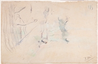 Unfinished Landscape, undated. Watercolor and graphite on wove paper