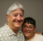 Miguel Angel Lopez and his father Patrick Lopez