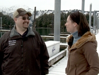 screenshot from "Kachemak Bay: An Exploration of People and Place Education Project" video