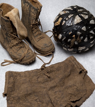 Mud boots, mud ball, and mud shorts