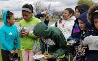 Participants in a Tomorrow’s Leaders Today workshop study plant species and use journaling to reflect on their experiences. Hands-on workshops are the foundation of the Detroit Zoological Society’s program that reinforces the importance of STEM-related career pathways in fifth to eighth grade students.